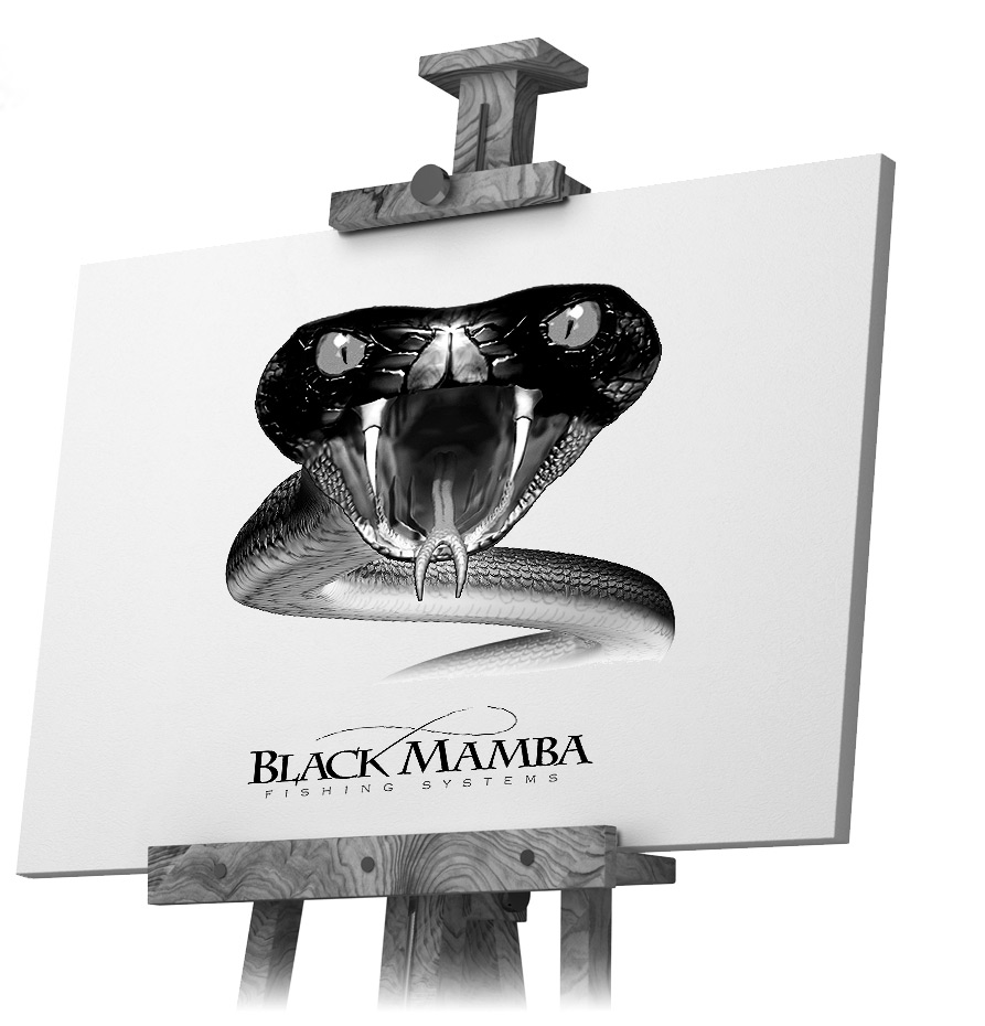 Black Mamba Fishing Systems Logo