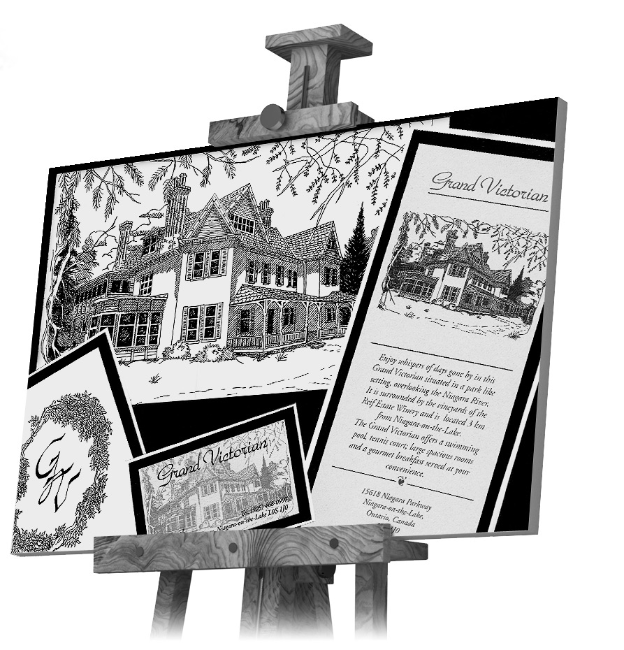 Grand Victorian Bed & Breakfast Branding & Stationary